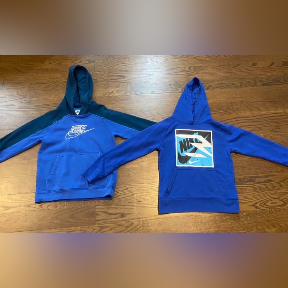 2 Nike Hooded Sweatshirts